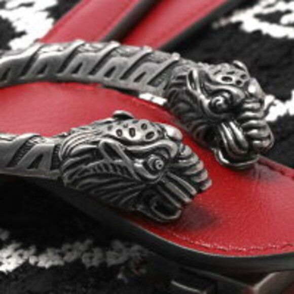 Gucci Dionysus Tiger Shoulder Bag Red Black - Picture 6 of 6